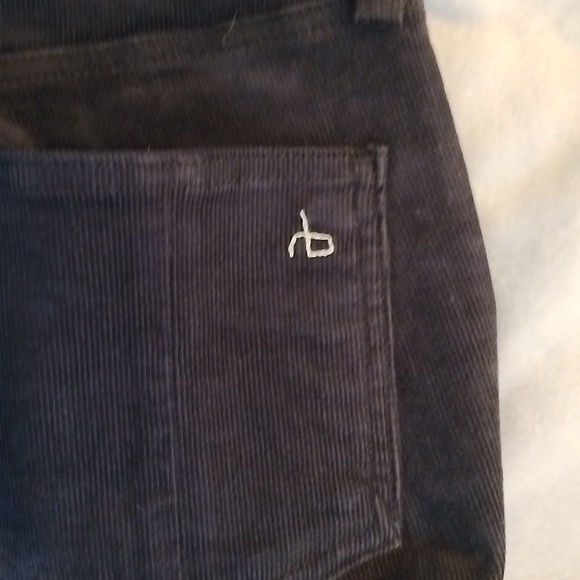 Rag & Bone High Rise Ankle Skinny Corduroy Pants Cropped Hem Women's 26 Read - Picture 6 of 7